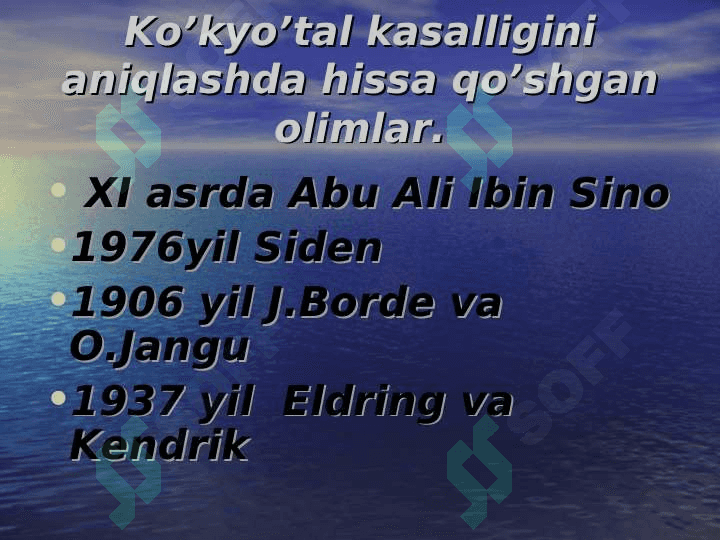 Koʻk yoʻtal ppt MIKROBIOLOGIYA 4