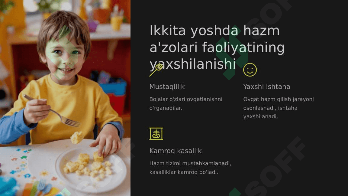 Hazm a'zolarining postnatal taraqqiyoti 7
