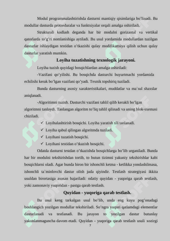 Arxitektura va qurilish tizimini loyihalash 6