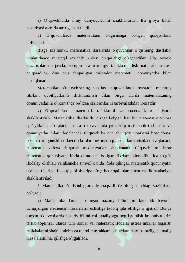 MATEMATIKA O‘QITISHDA KUZATISH VA TAJRIBA, TAQQOSLASH VA ANALOGIYA METODLARI 1