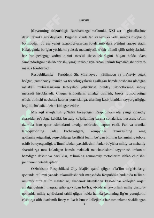 Informatika darslarida o'quvchilar motivatsiyasini oshirish 2