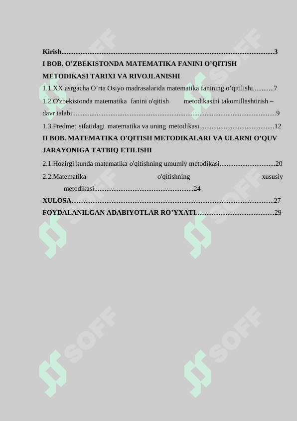 Matematika o'qitishni tashkil etish formalari. 2