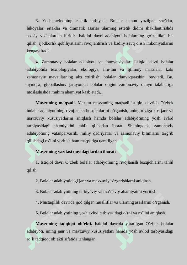 Oʻzbek bolalar adabiyoti va uning oʻziga xos xususiyatlari 5