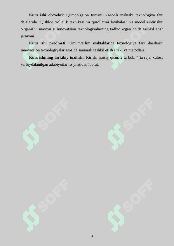 Qishloq xo`jalik texnikasi va qurollarini loyihalash va modellashtirishni o'rganish 4