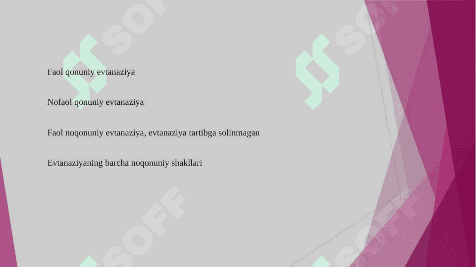 Evtanaziya muammolari 8