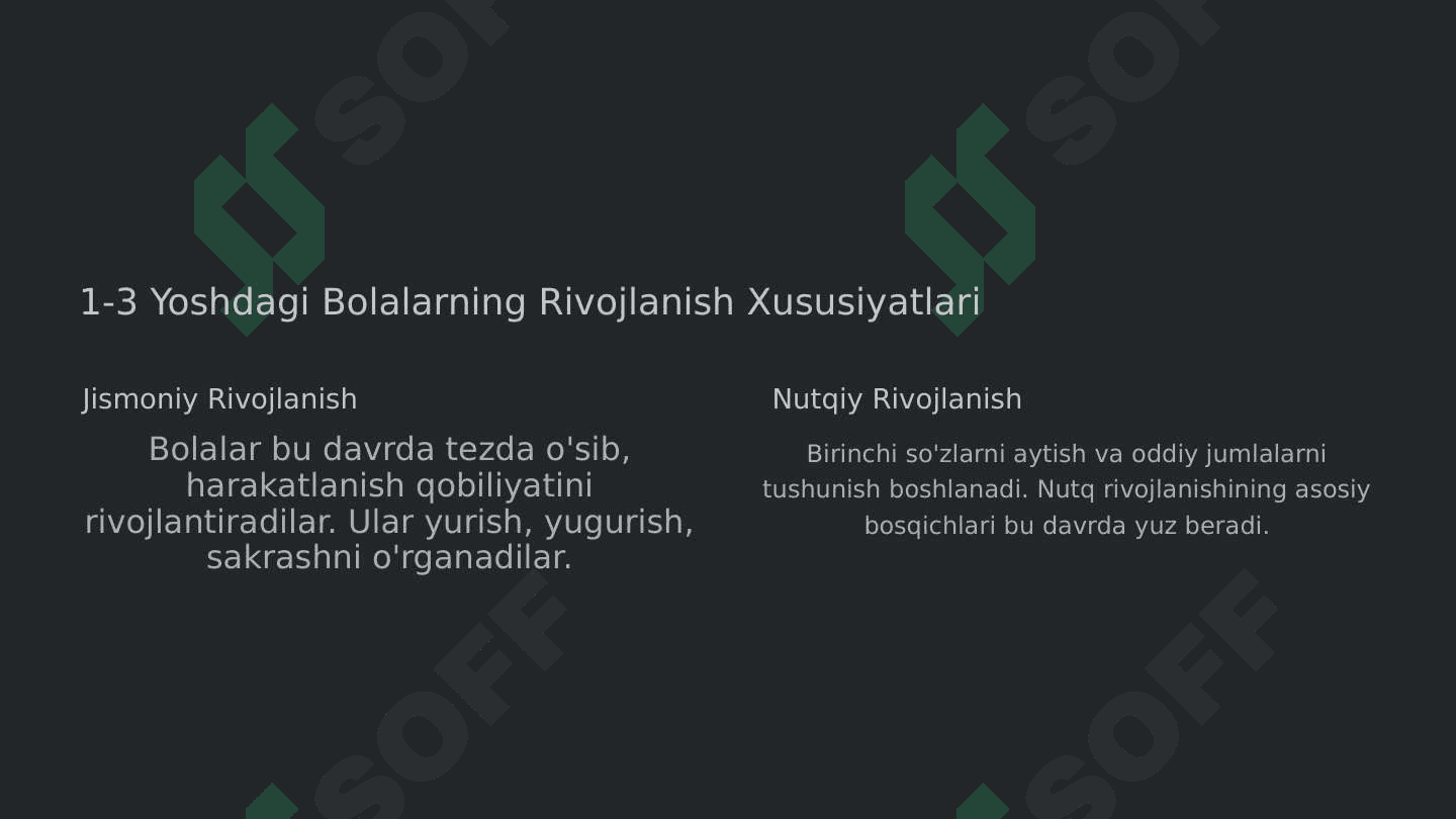 Maktabgacha Ta'lim: Yosh Davrlarining O'ziga Xos Xususiyatlari 2