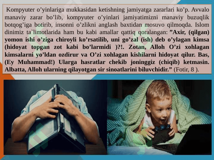 Kompyuter o'yinlari- manqurtlik vositasi 3