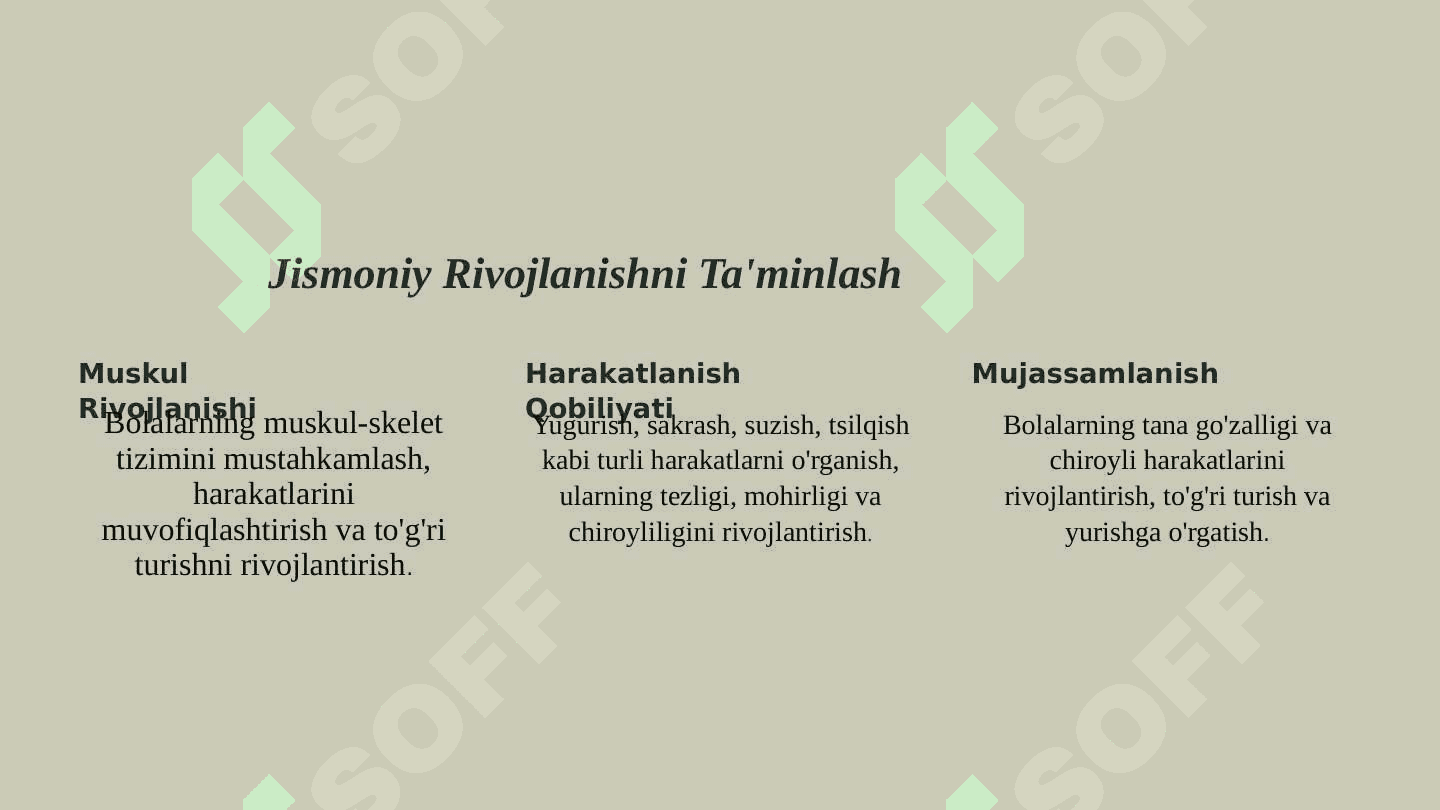 Maktabgacha Yoshdagi Bolalar Jismoniy Tarbiyasi 2