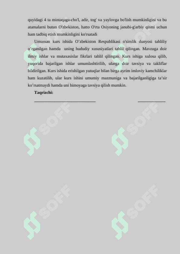 O’zbekiston o’simliklari va uni muhofaza qilish. 3