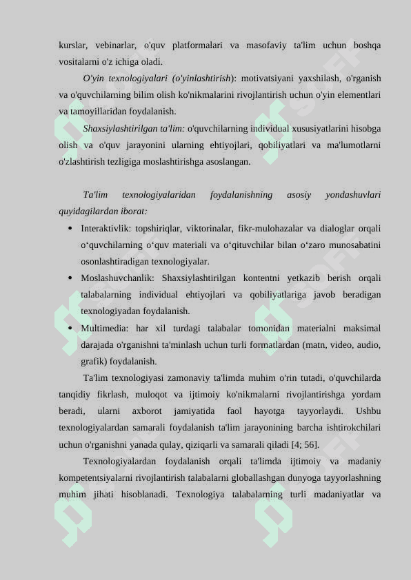 O'quvchilarning ijtimoy -madaniy kompetentsiyalarini  rivojlantirishda ta'lim texnologiyalarini ahamiyati 8