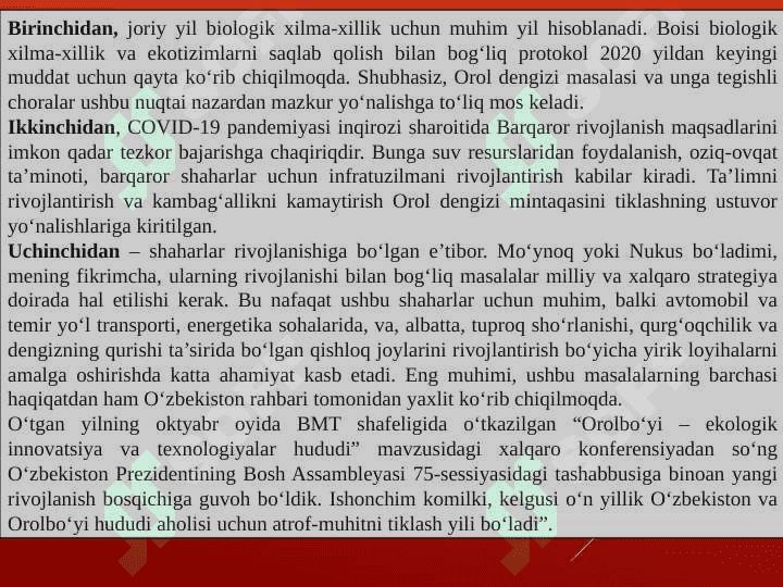 Orol fojiasi 5