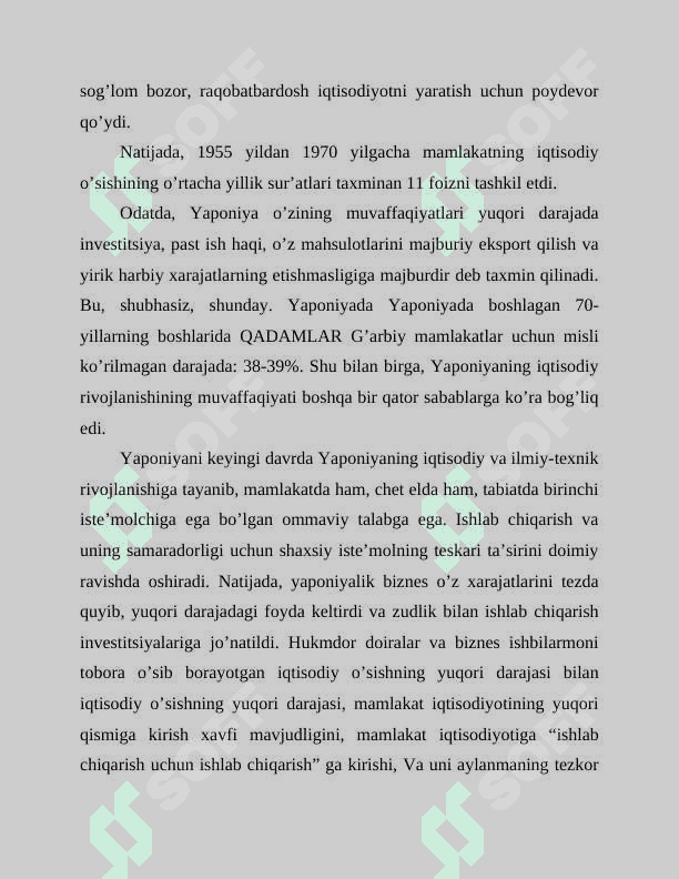 Yaponiya iqtisodiyoti 6