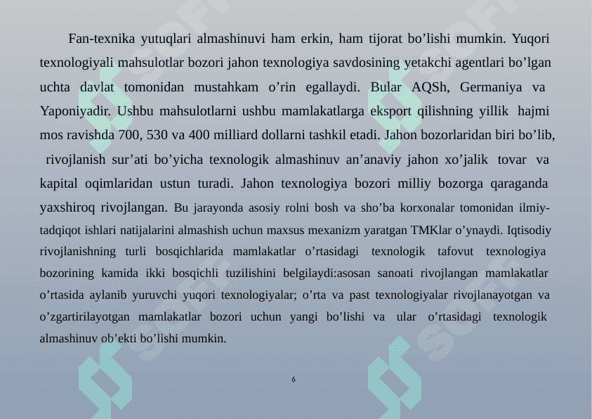 Jahon IT bozorini rivojlanish muammolari va tendentsiyalari 6