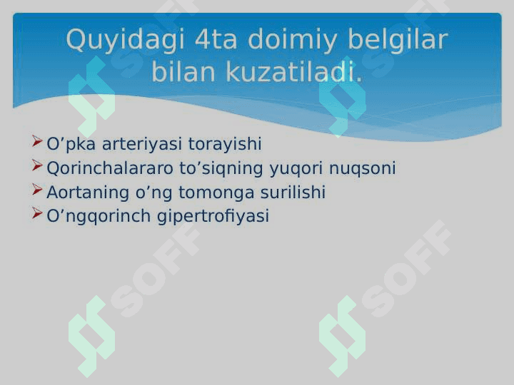 Yurak tug'ma nuqsonlari ppt 8