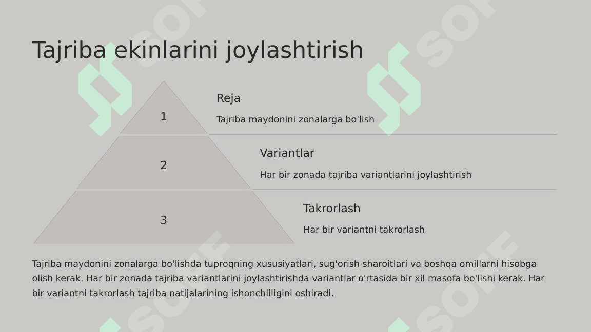 Galla-don ekinlarida dala tajribasi 7