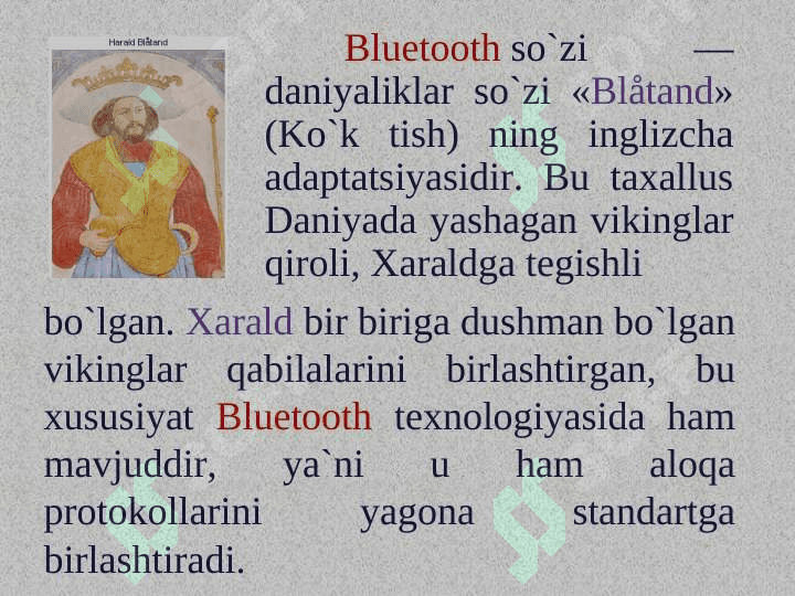 Bluetooth  texnologiyasi 3