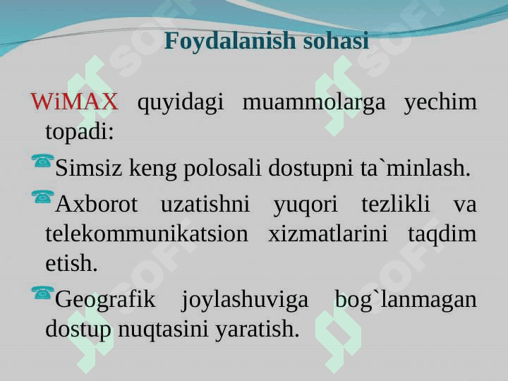 WIMAX texnologiyasi 3