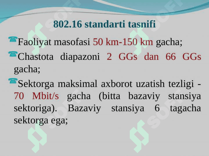 WIMAX texnologiyasi 4