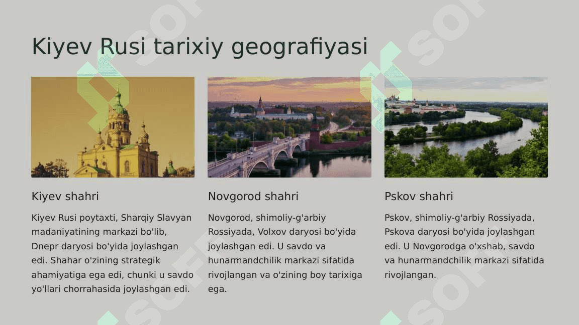 Ilk o'rta asrlarda Kiyev Rusi 3