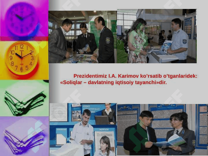 Soliq tizimining huquqiy asoslariSoliq to`lovchining huquq va majburiyatlari 3