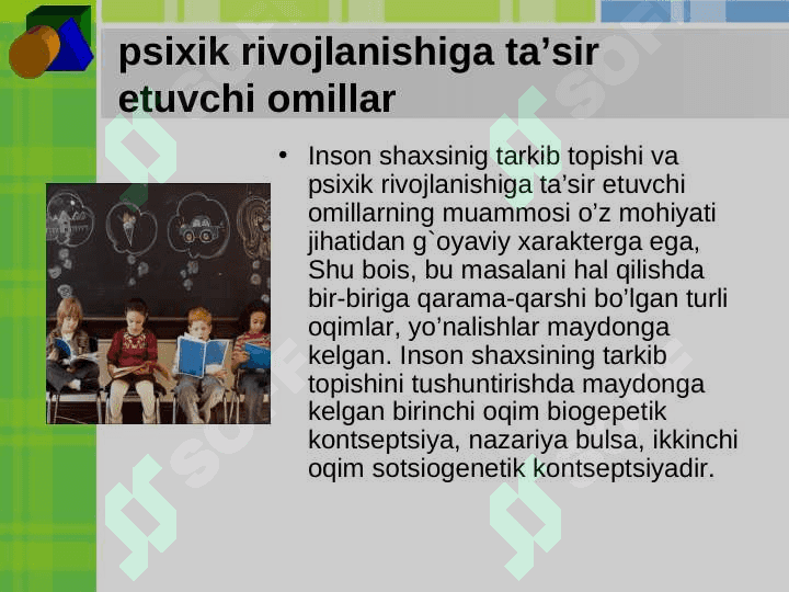 Psixik rivojlanish nazariyasi 4