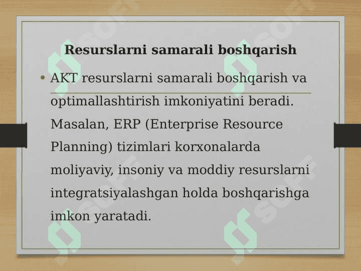 AKTning mikroiqtisodiy rivojlanishdagi o‘rni 3