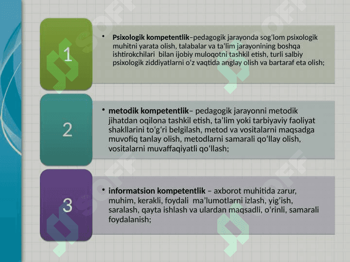 Maktabgacha ta’lim muassasasi tarbiyachisining kompetensiyasi 4