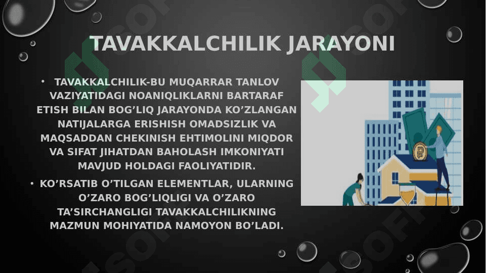 Tavakkalchilikni boshqarish 8