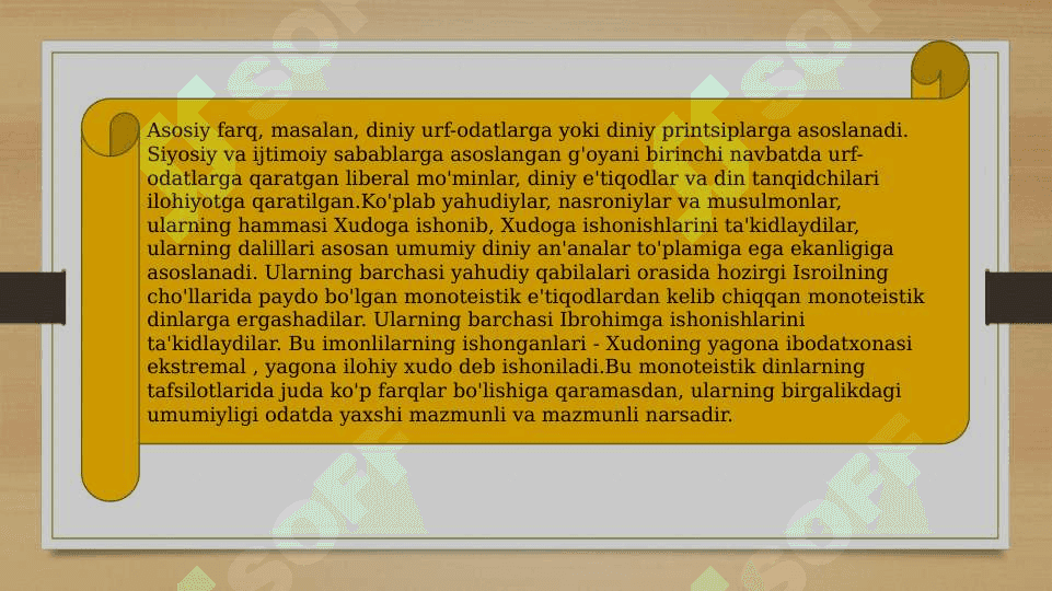 Diniy udumlar va ularni vujudga kelishi, sabablari va mohiyati 7