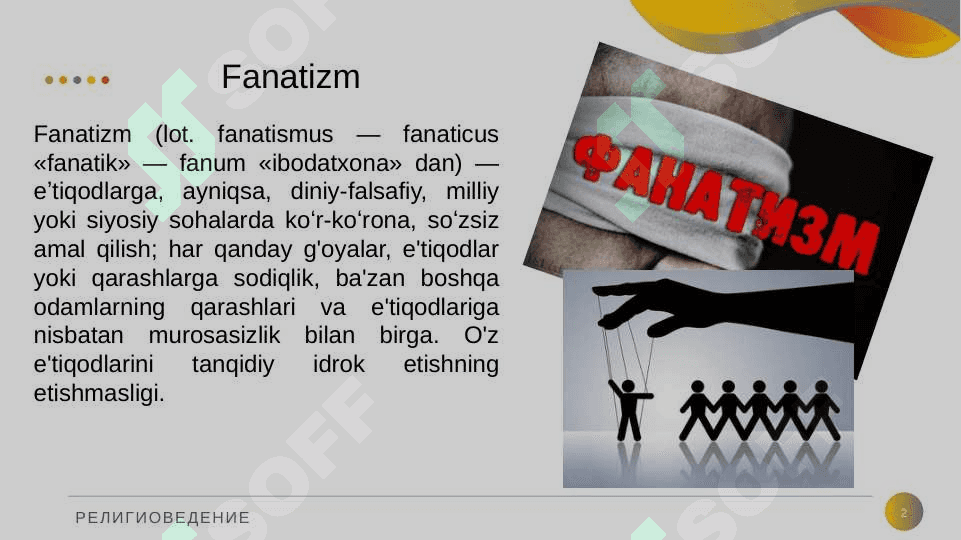 Missionerlik va prozetilizm atamalari . Zamonaviy missionerlik uyishmalari 2