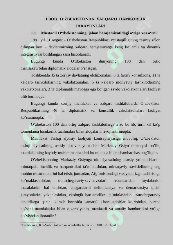 Yevropa  Ittifoqi va O'zbekiston respublikasi òrtasidagi hamkorlik 7