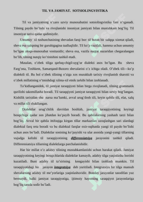 Mustaqil ish Sotsiolingvistika 2