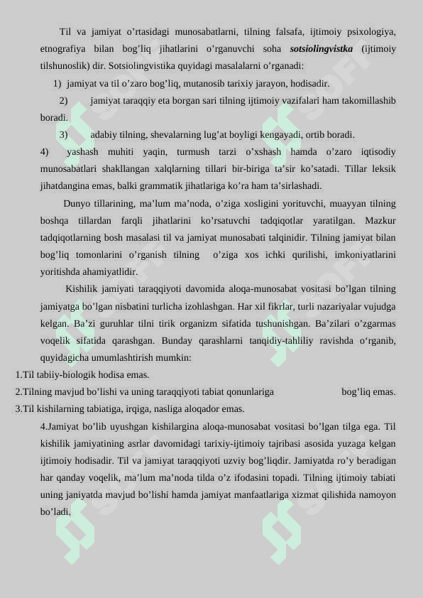 Mustaqil ish Sotsiolingvistika 3