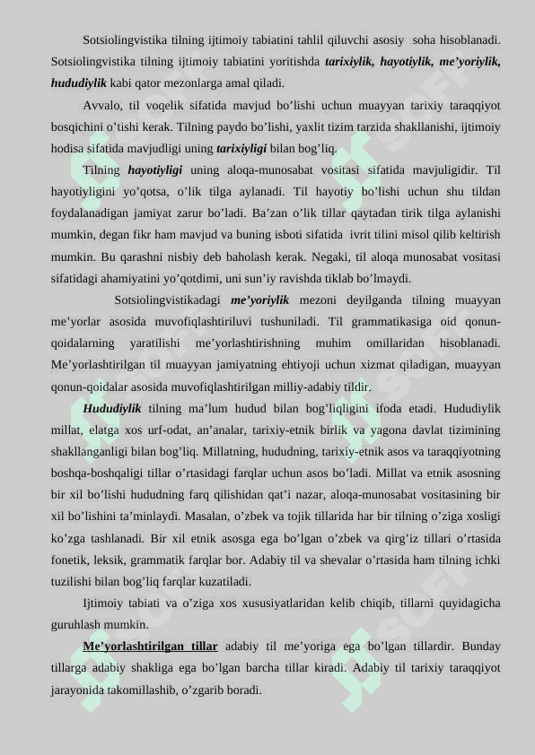 Mustaqil ish Sotsiolingvistika 4