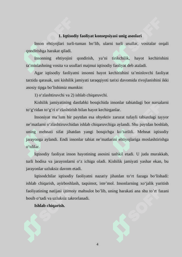 Iqtisodiy faoliyat va uning turlari 4