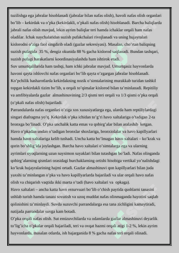 BOLALARDAGI NAFAS A’ZOLARI KASALLIKLARI TASNIFLAR, TAHLILLAR, DAVO CHORALARI BOLALARDAGI NAFAS A’ZOLARI KASALLIKLARI 4