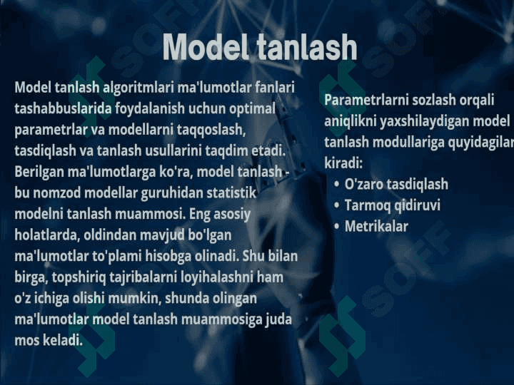 Mashina o'qitish nima, Sckit-learn nima 8