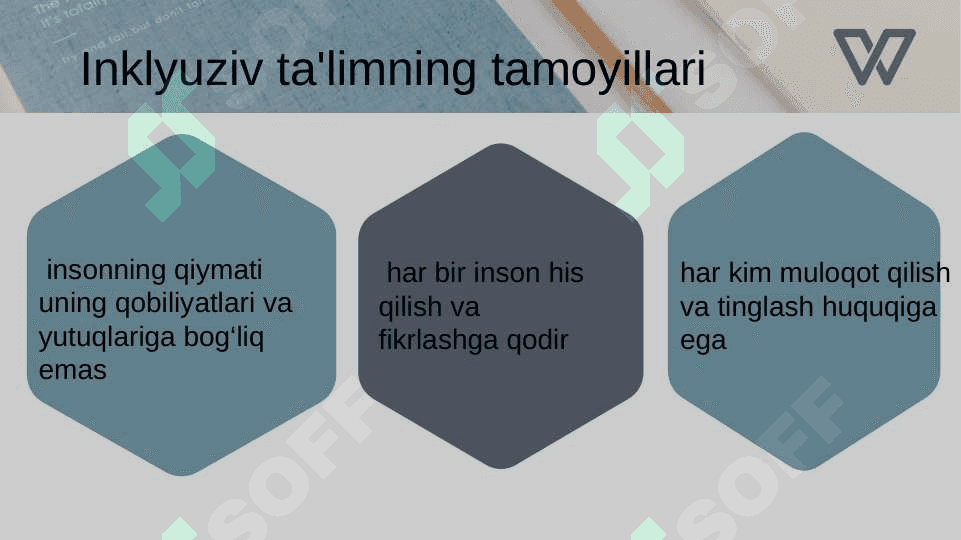 Alohida yordamga muhtoj shaxslarni inklyuziv ta'lim konsepsiyasining mohiyati va asosiy qoidalari 4