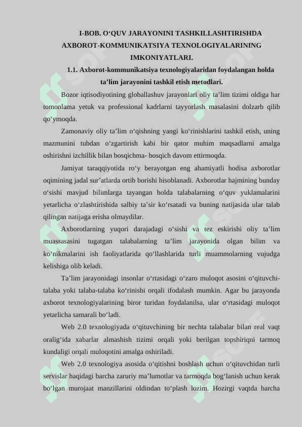 Web 2.0 servislar orqali oʻquv jarayonini tashkil etish 6