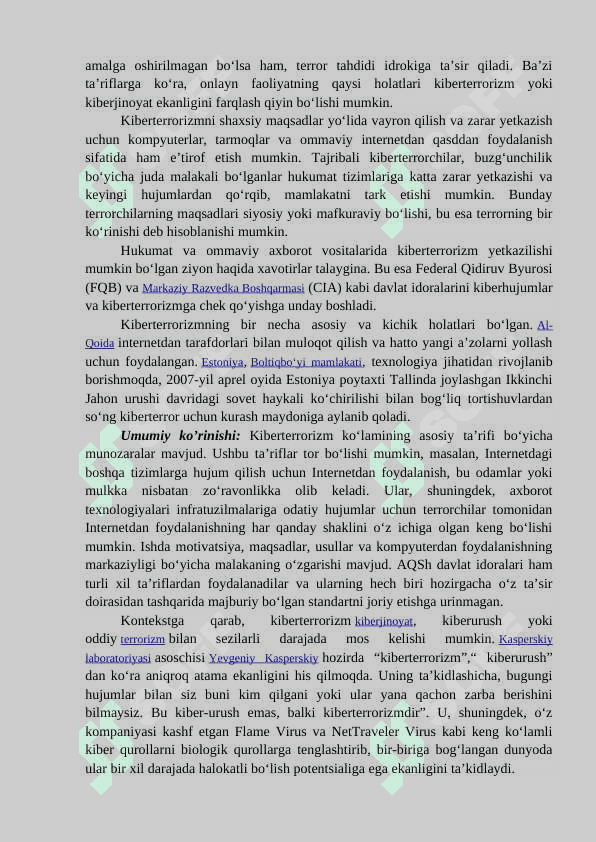 Kiber makonda din. Missionerlik va prozelitizmning ijtimoiy- siyosiy xavfi 2