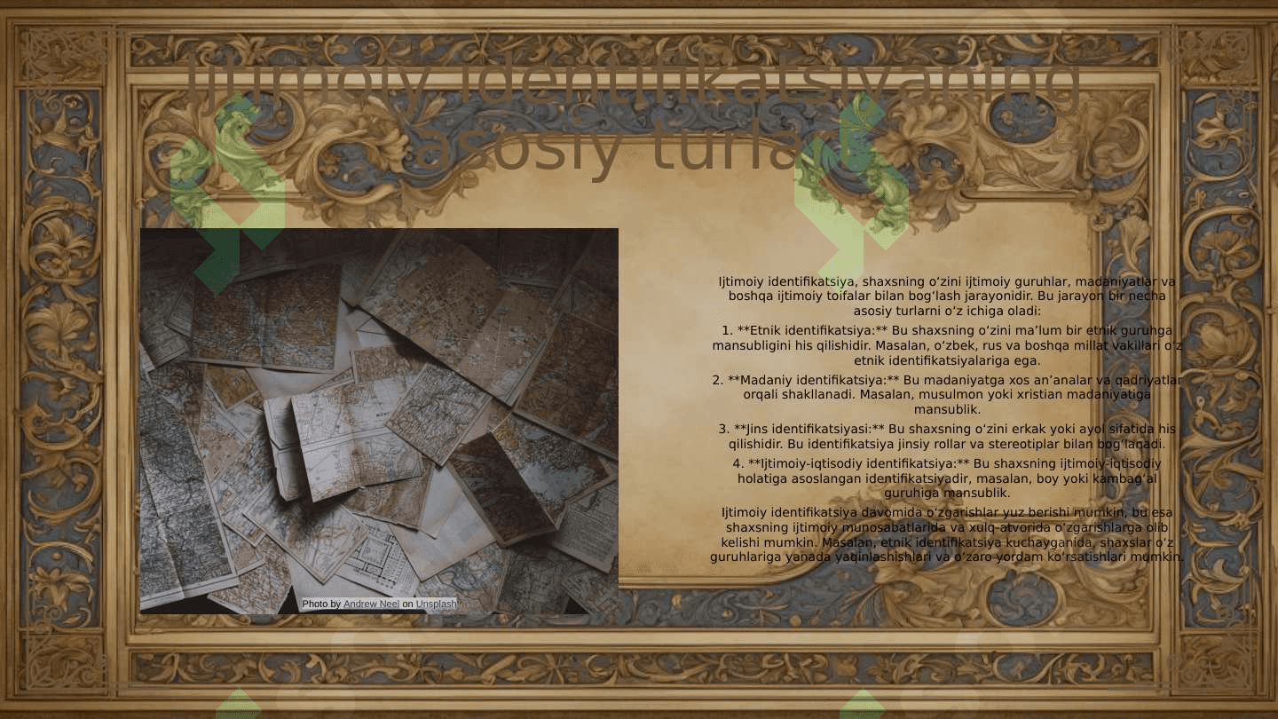 Ijtimoiy identifikatsiya va uning shaxsiy xulq-atvorga ta'siri 4