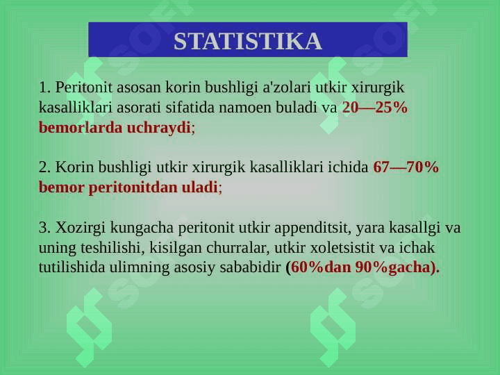 O'tkir peritonit ppt 7