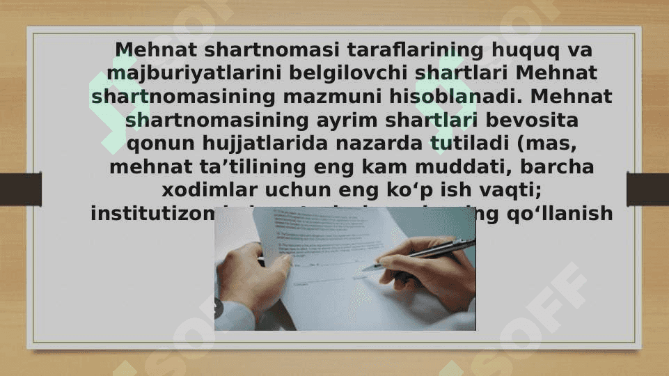 Mehnat shartnomasi taraflarining  moddiy javobgarliklari 4