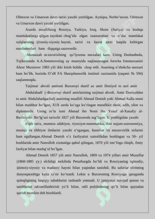 O‘rta Osiyo xonliklari tarixi xorijiy tarixshunoslikda 4