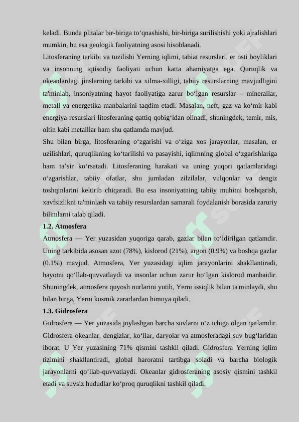 Geografik qobiq uning tarkibi va tuzilishi 4