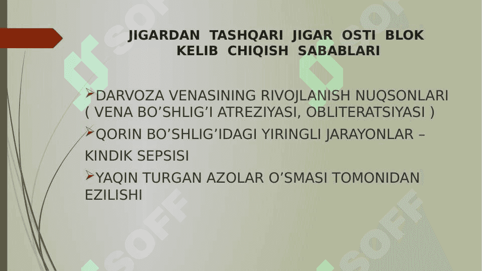 Jigar tashqi portal gipertenziya ppt 5