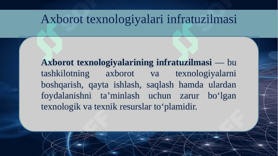 IQTISODIYOTDA AXBOROT TEXNOLOGIYALARINING INFRATUZILMASI 3