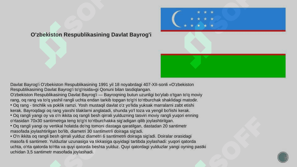 O'zbekiston Respublikasi bayro'gi 3