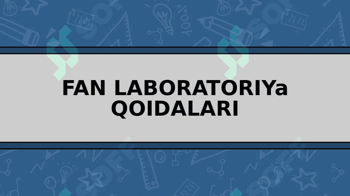 LABORATORIYA QOIDALARI 4