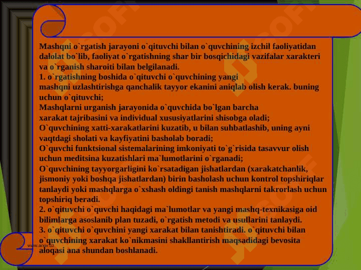 Uloqtirish va oddiy sakkrash mashqlarini o‘rgatishni takomillashtirish 8
